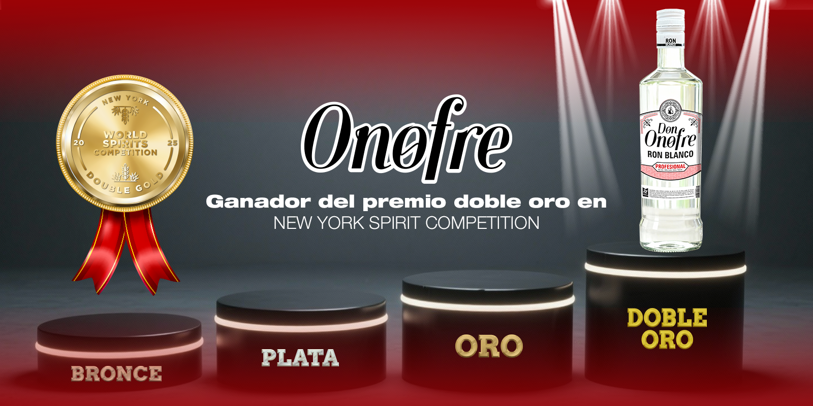 Paraguayan Pride! Onofre Rum Wins Double Gold Medal at New York Spirits Competition